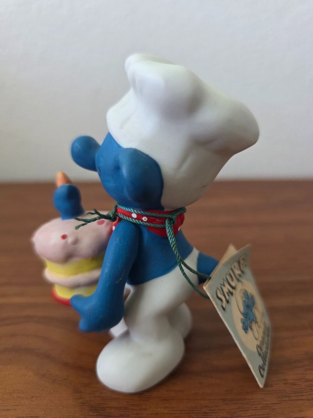 Vintage 1982 Smurf GREEDY SMURF Ceramic Wallace Berrie Collectables Figure - Picture 4 of 8